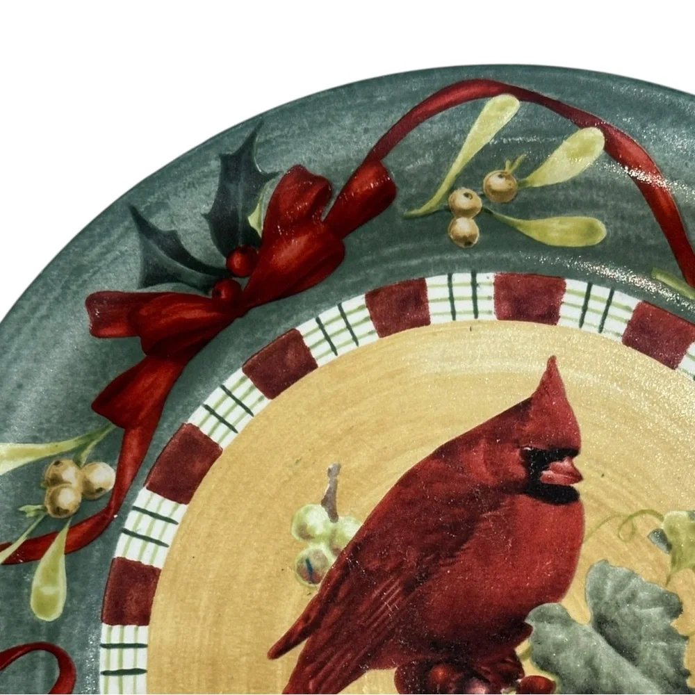 Lenox Cardinal Winter Greetings Everyday Dinner Plate - Picture 7 of 11